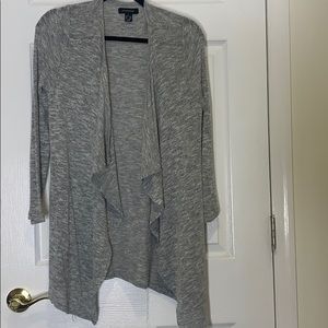 Gray cardigan